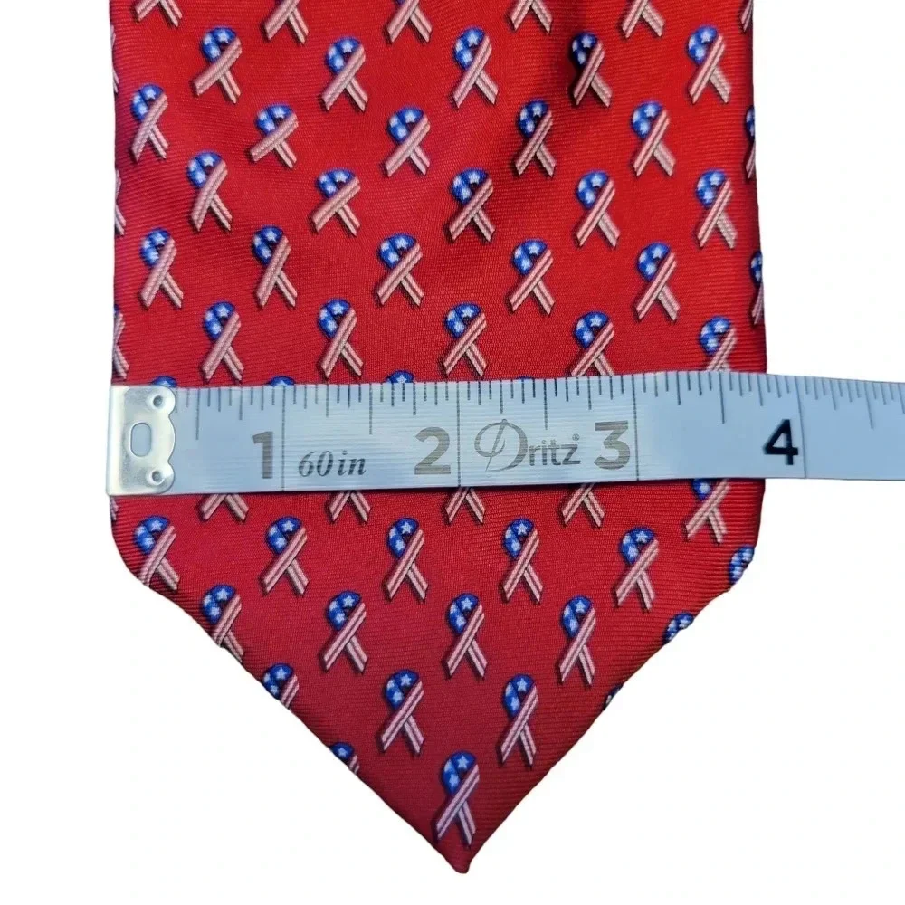 Nautica Men's Patriotic Silk Neck Tie, Red, White & Blue